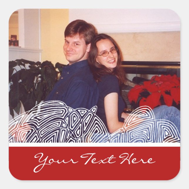 Flurry Square Sticker (Front)