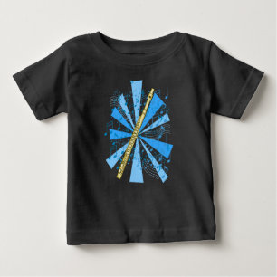 Flute and Music Design Baby T-Shirt