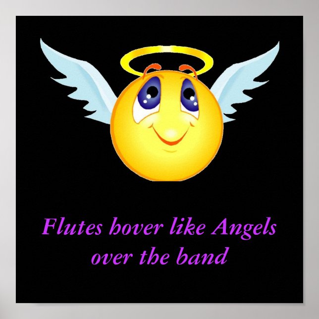 Flute Angel Poster (Front)