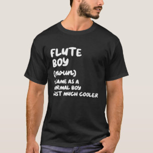 Flute Boy Definition  Musician T-Shirt