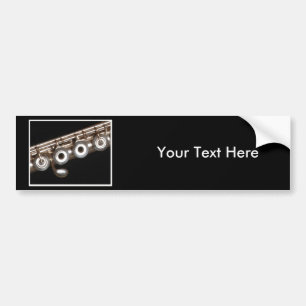 Flute Bumper Sticker