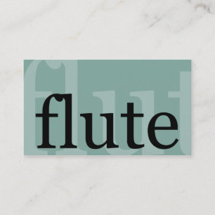 Flute Business Card