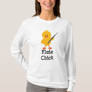 Flute Chick Hoodie T-Shirt