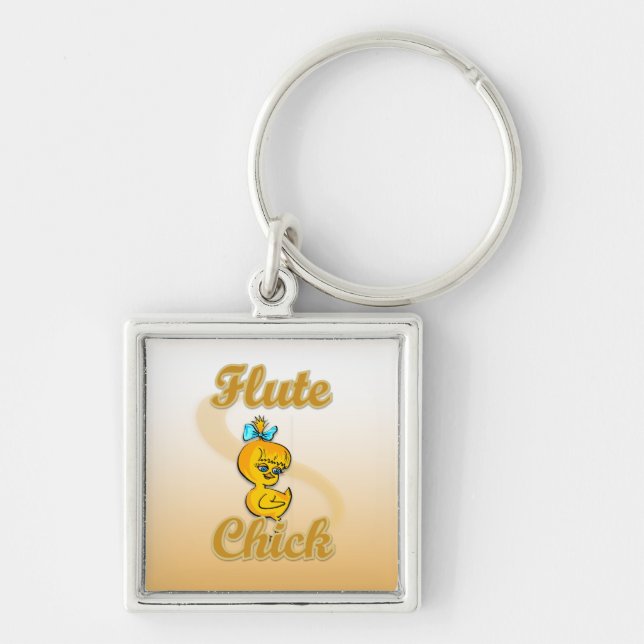 Flute Chick Key Ring (Front)