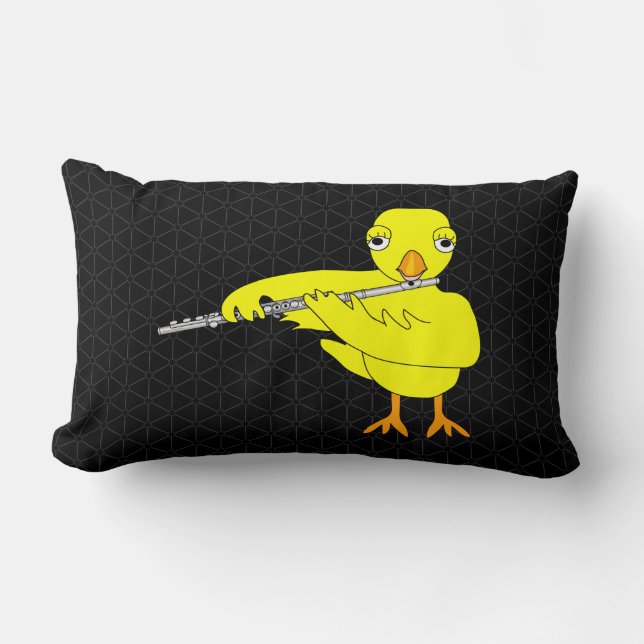 Flute Chick Lumbar Cushion (Front)