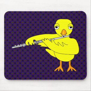 Flute Chick Mouse Pad