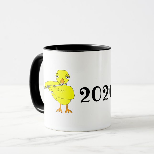 Flute Chick Mug (Front Left)