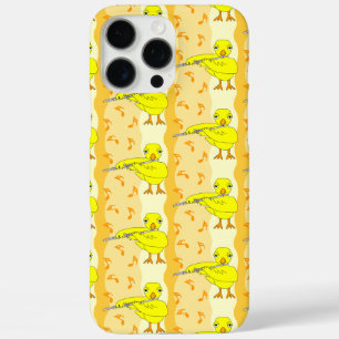 Flute Chick Pattern iPhone 16 Pro Max Case