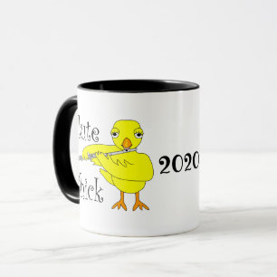 Flute Chick Text Mug