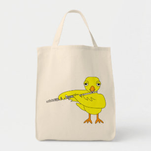Flute Chick Tote Bag