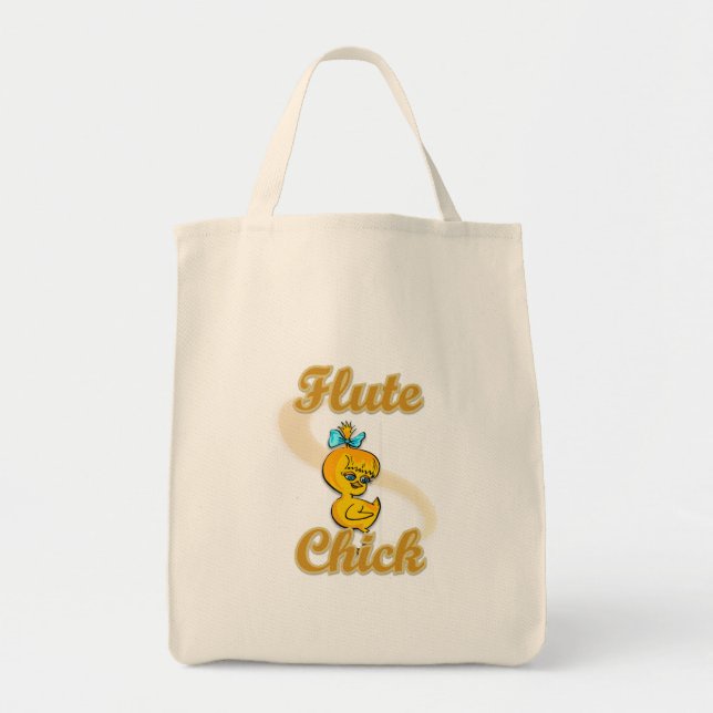 Flute Chick Tote Bag (Front)