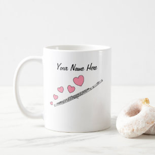 Flute Custom Wedding Mug Flautist Musician