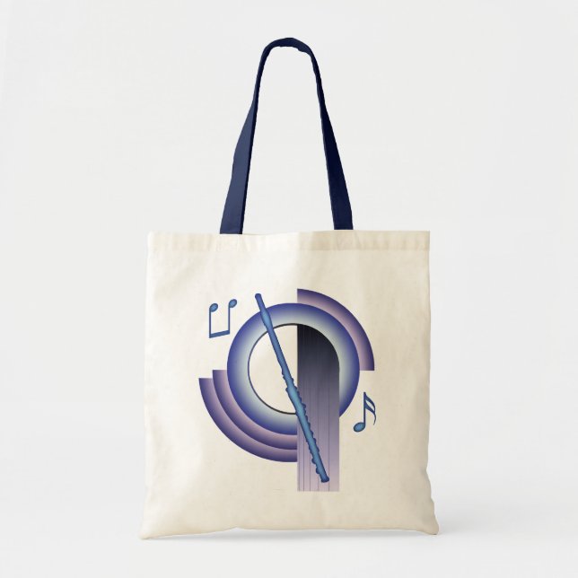 Flute Deco2 Tote Bag (Front)