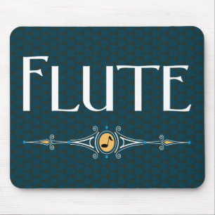 Flute Decorative Line Mouse Pad