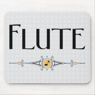 Flute Decorative Line Mouse Pad