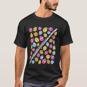 Flute Easter Flautist Woodwind Musician Music Teac T-Shirt