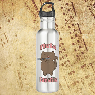 Flute Fanatic Cat 710 Ml Water Bottle