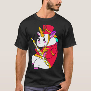 Flute For Teen Girls Unicorn Flute T-Shirt
