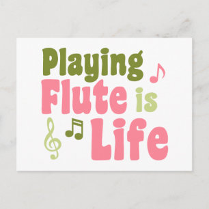 Flute is Life Postcard