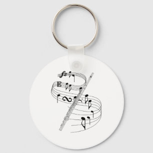 Flute Key Ring