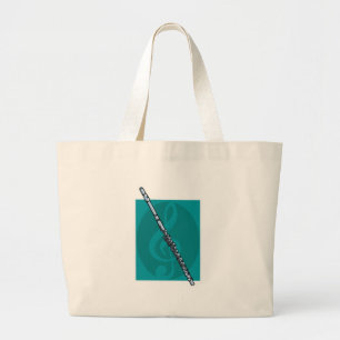 flute large tote bag