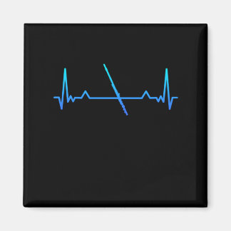Flute Marching Band Heartbeat Mum Gift Magnet