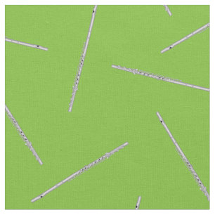 Flute Music Musician Room Decor Green Fabric
