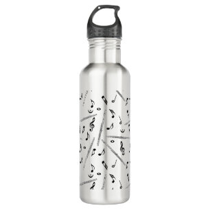 Flute Music Note Pattern 710 Ml Water Bottle