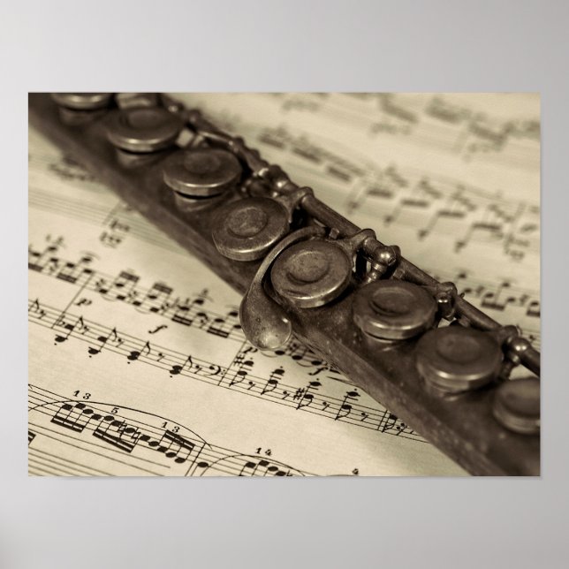 Flute Music Poster (Front)