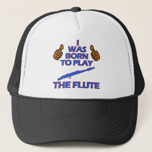 flute Musical designs Trucker Hat
