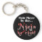 Flute Ninja Keychain