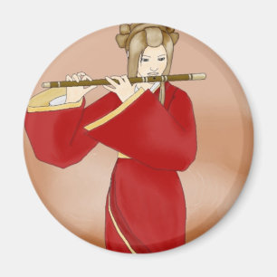 Flute of Autumn Magnet