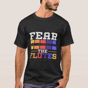 Flute Player Flautist Flautist Musician Musical In T-Shirt