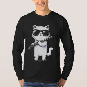 Flute Player Flautist Musician Woodwind Musical In T-Shirt