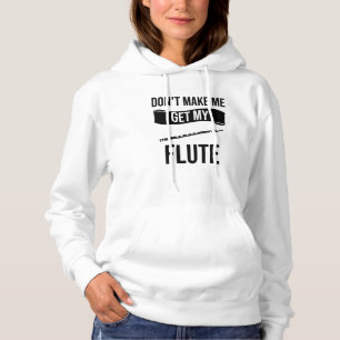 Flute Player Gifts   Flute Marching Band Flautist Hoodie