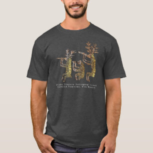 Flute Player Petroglyph T-Shirt