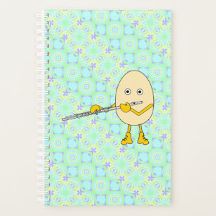 Flute Playing Egghead Planner