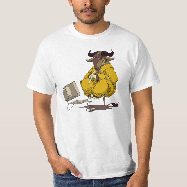 Flute-playing GNU T-Shirt (Front)