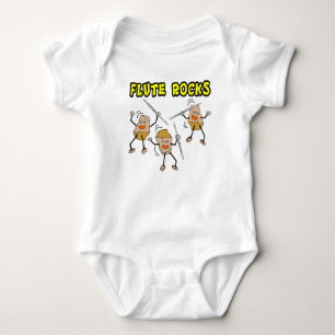 Flute Rocks Baby Bodysuit