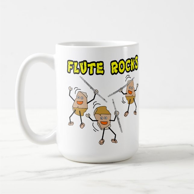 Flute Rocks Coffee Mug (Left)