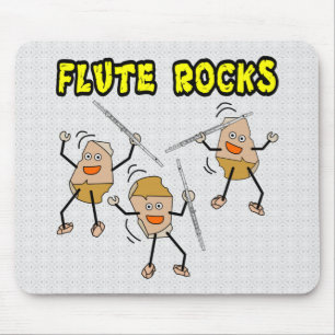 Flute Rocks Mouse Pad