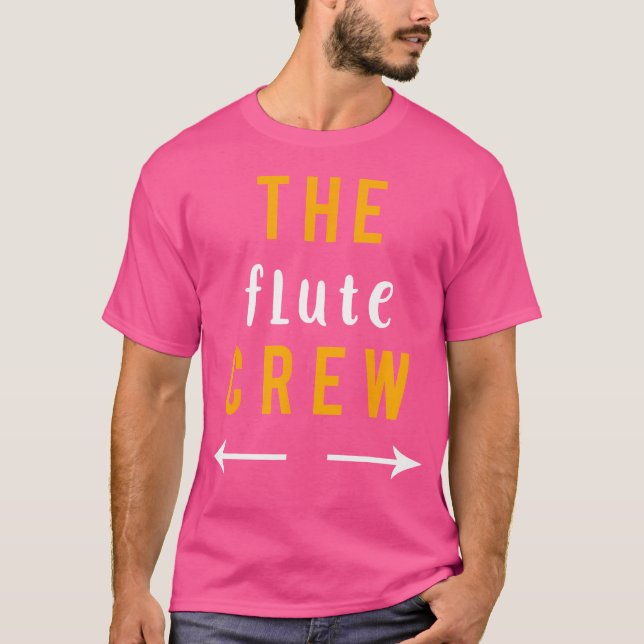 Flute Shirt- Flute Crew Tee (Front)