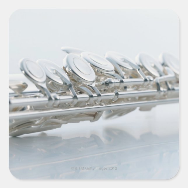 Flute Square Sticker (Front)