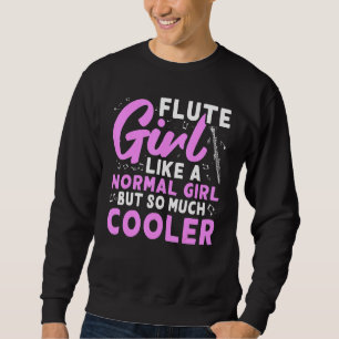Flute Teen Girls Sweatshirt