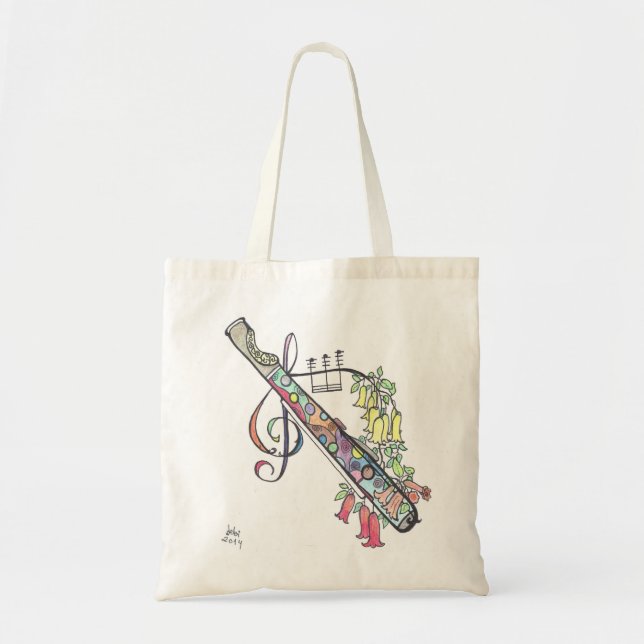 flute tote bag (Front)