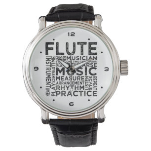 Flute Typography Watch
