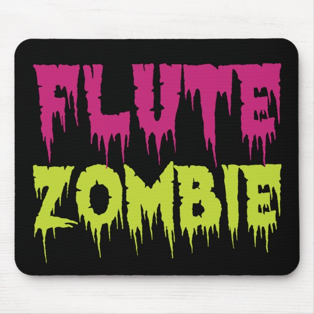 Flute Zombie Mouse Pad (Front)