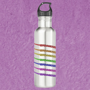Flutes Instrument Rainbow 710 Ml Water Bottle