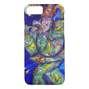 FLUTIST IN BLUE / Venetian Carnival Night iPhone 8/7 Case