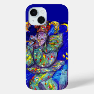 FLUTIST IN BLUE / Venetian Carnival Night iPhone 15 Case